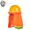 Sitio de construcción al aire libre Hombo duro Sun Sol Safety Mesh Reflective Helmet Brims